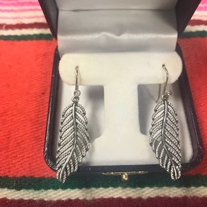 Pandora Feather drop earrings